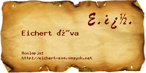 Eichert Éva névjegykártya