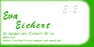 eva eichert business card
